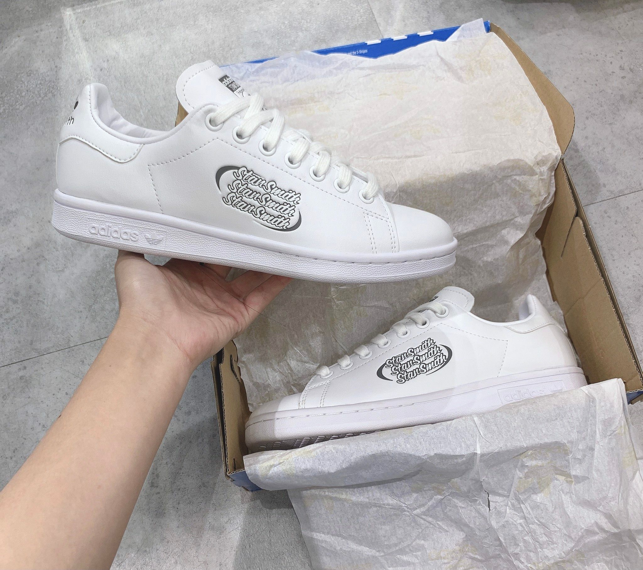 0040 - HÀNG CHÍNH HÃNG - GIÀY ADIDAS STANSMITH - *WHITE* - 2021** - Code: