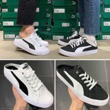  0015 - HÀNG CHÍNH HÃNG - GIÀY PUMA MULE *ĐẠP GÓT* - *WHITE/BLACK* - 2021** - Code: 371318-02 