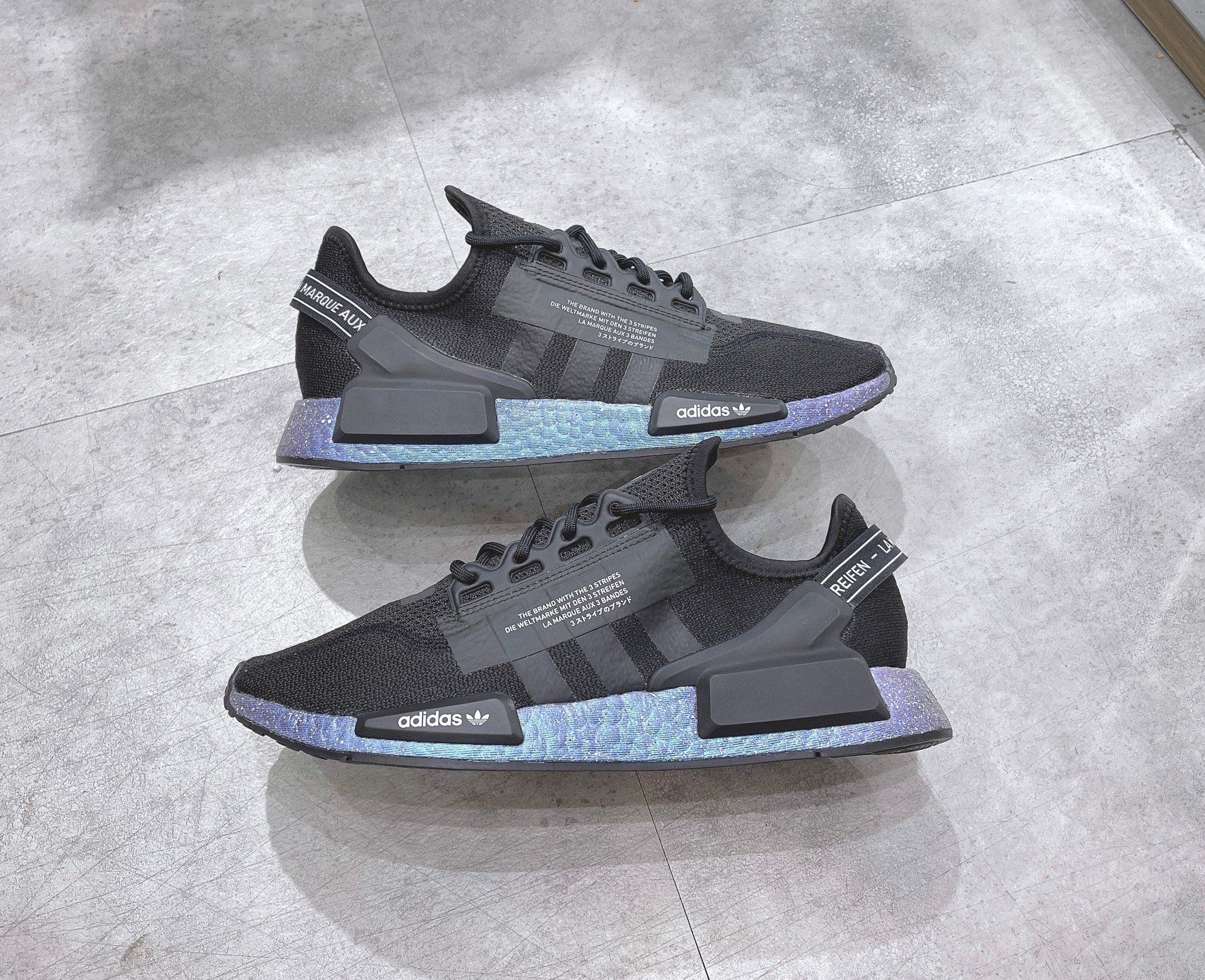 0118 - HÀNG CHÍNH HÃNG - GIÀY ADIDAS NMD R1 V2 - *BLACK GALAXY* - 2021** - Code: GX5164