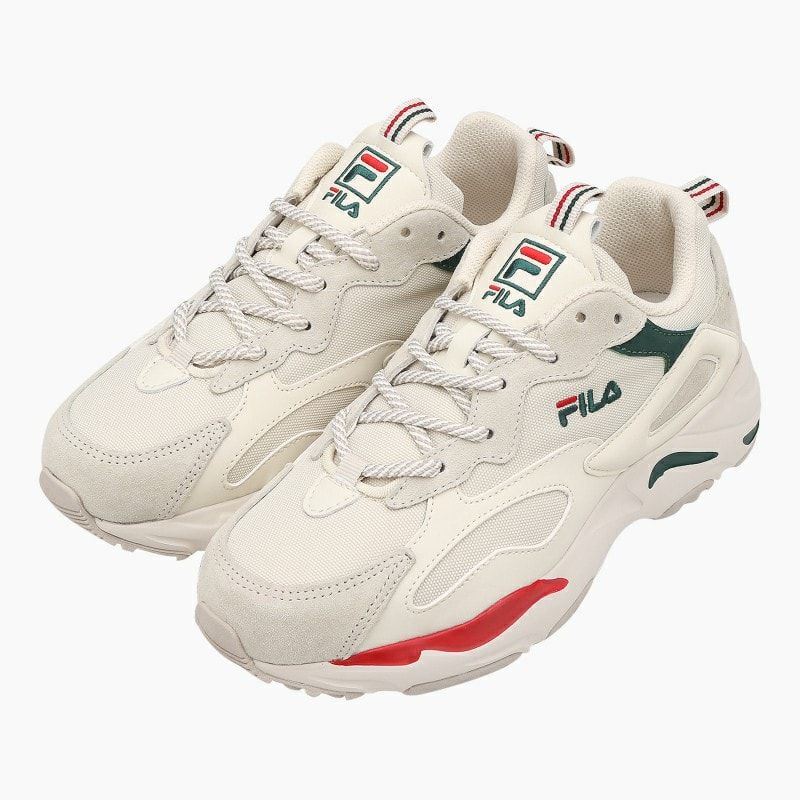 0396 - HÀNG CHÍNH HÃNG - GIÀY FILA RAY TRACER XANH LÁ BTS - *GREEN/RED* - 2023** - Code: 1RM01153