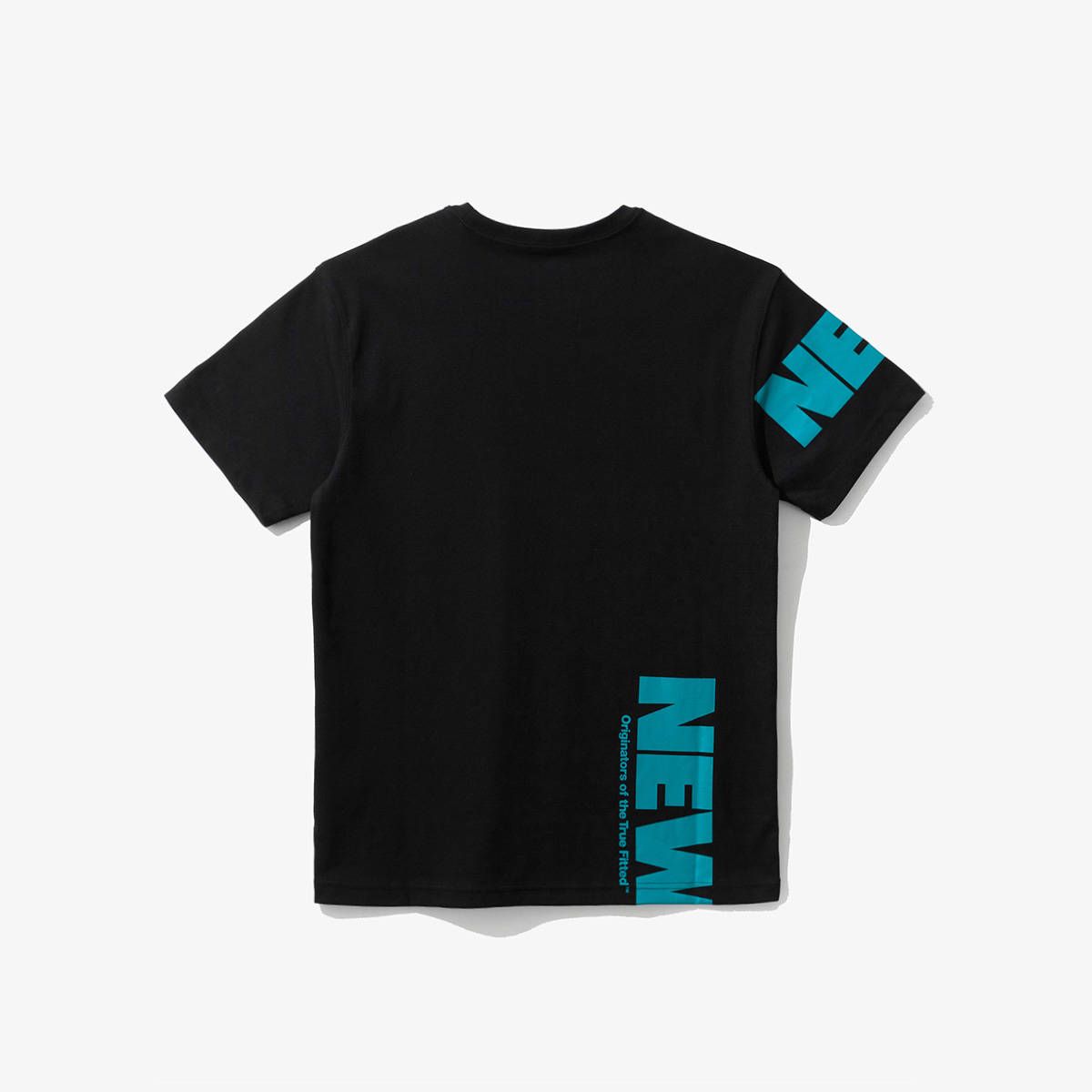  0005 - HÀNG CHÍNH HÃNG - ÁO THUN NEW ERA - LARGE LOGO *BLACK/BLUE* - 2021** 