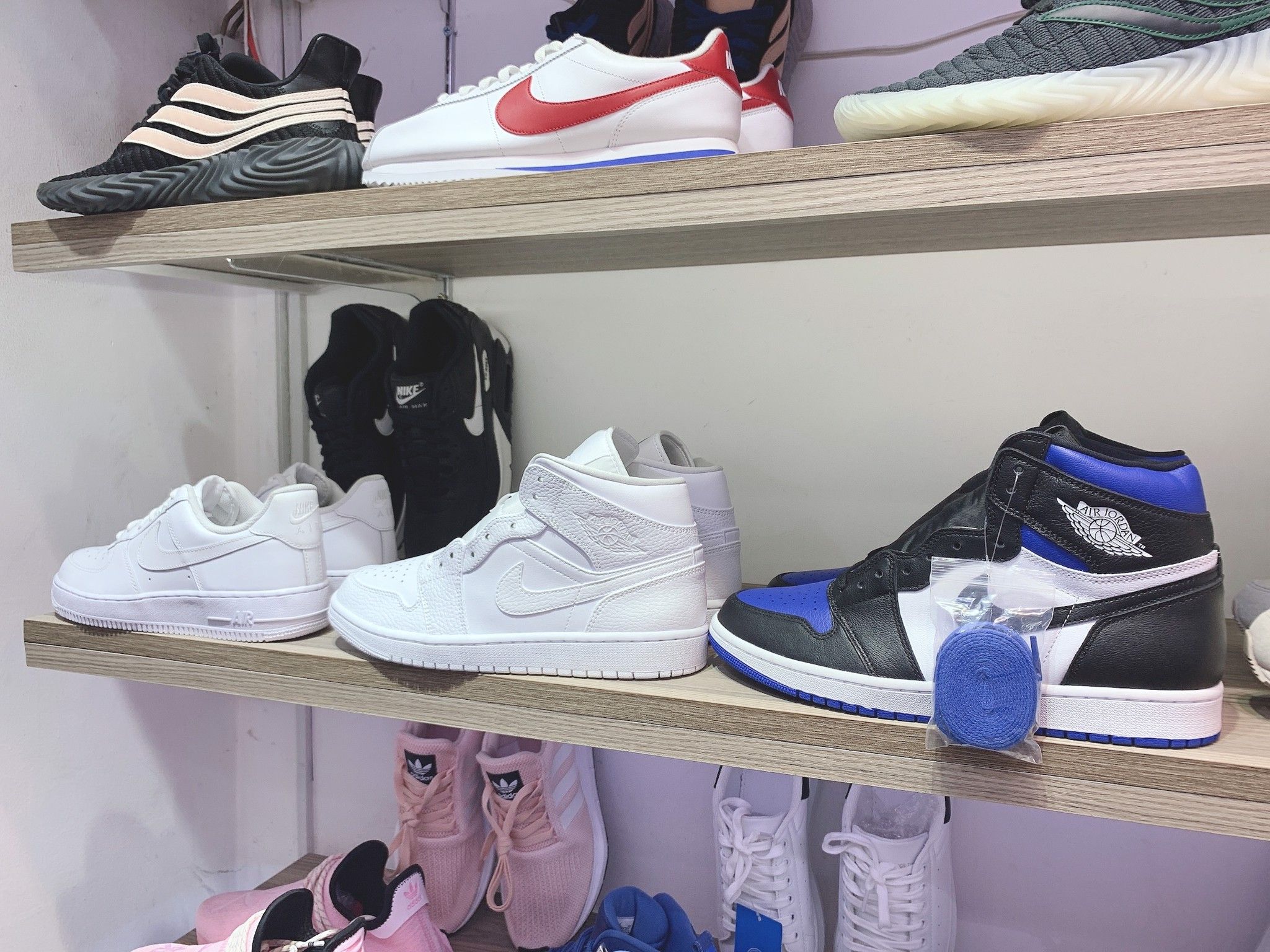 0039 - HÀNG CHÍNH HÃNG - GIÀY AIR JORDAN 1 MID - TRIPLE WHITE *WHITE* - 2021** - Code: 554724-130