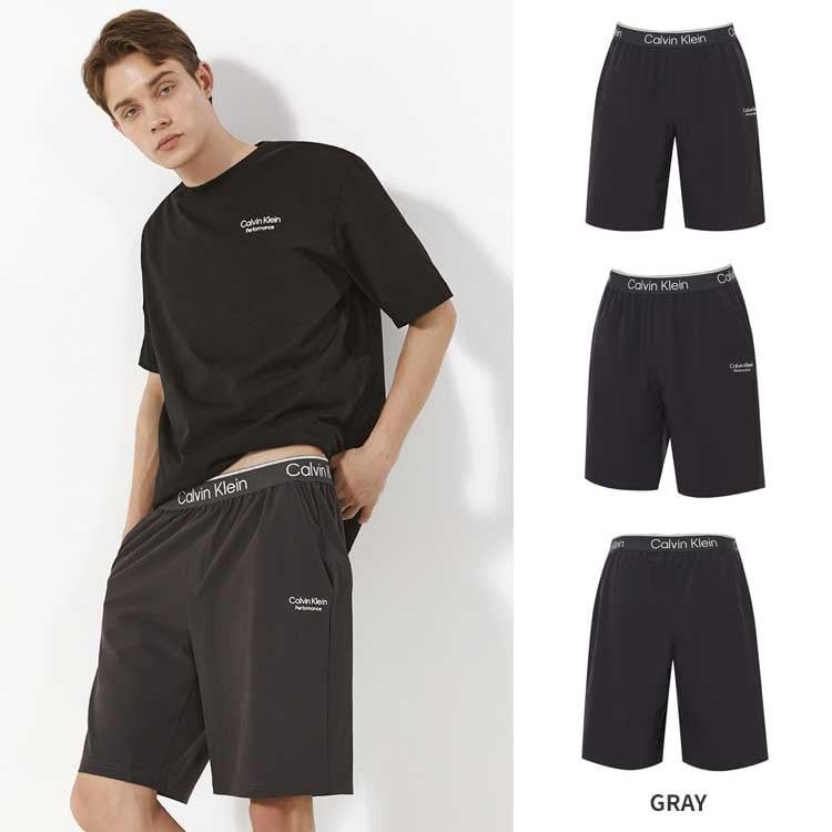 2708 - HÀNG CHÍNH HÃNG - QUẦN SHORT DÙ - CALVIN KLEIN - XÁM