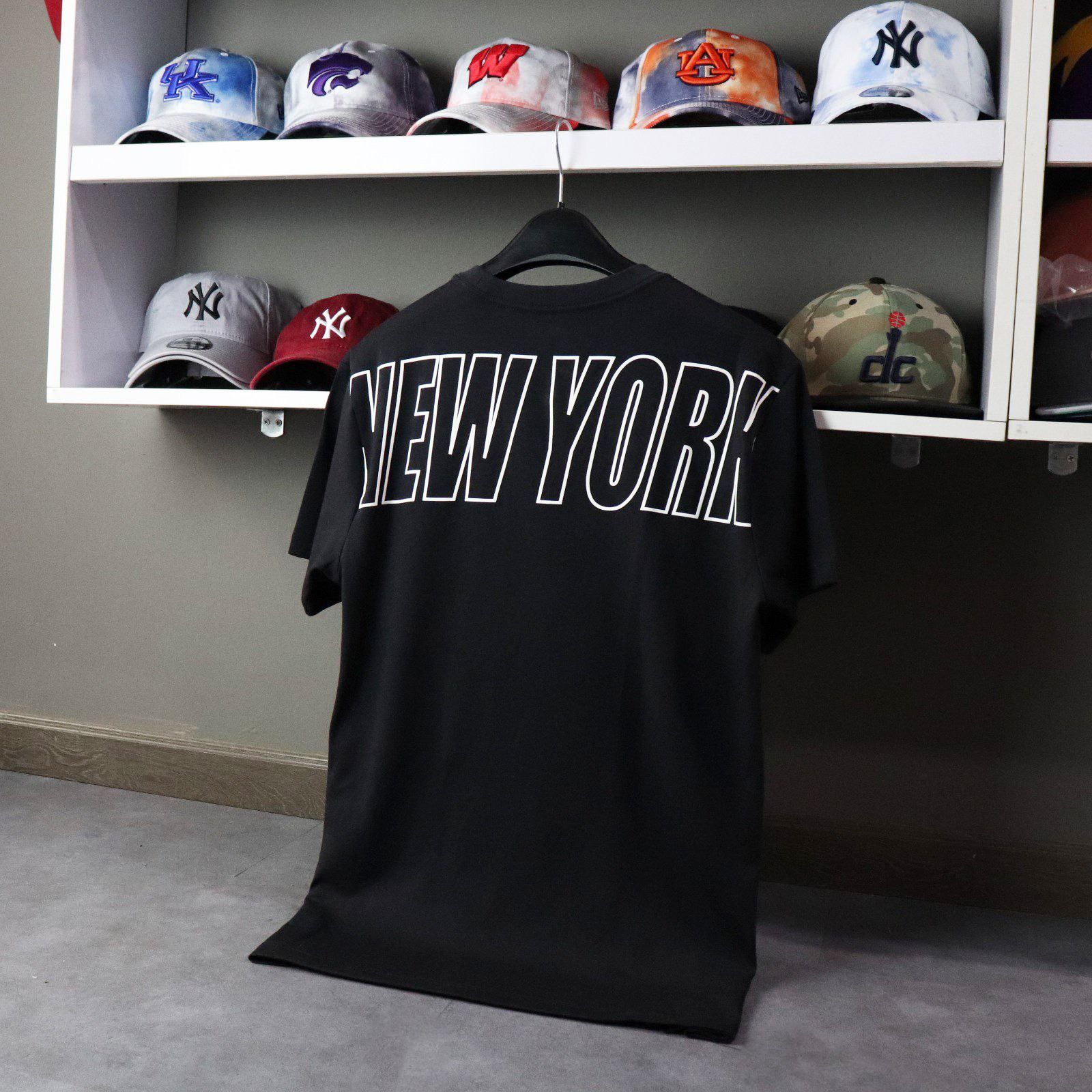 0682 - HÀNG CHÍNH HÃNG - ÁO THUN NEW ERA - NEW YORK ĐEN - *BLACK* - Code: 12354543