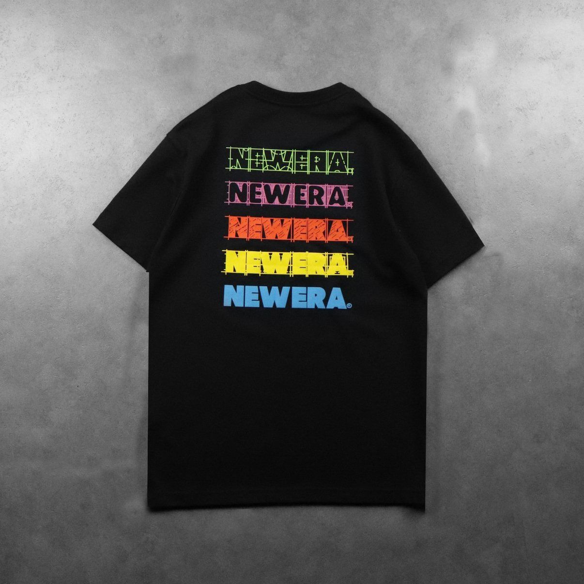 0703 - HÀNG CHÍNH HÃNG - ÁO THUN NEW ERA - NEW ERA NHIỀU LOGO ĐỦ MÀU ĐEN - *BLACK* - Code: 12715282