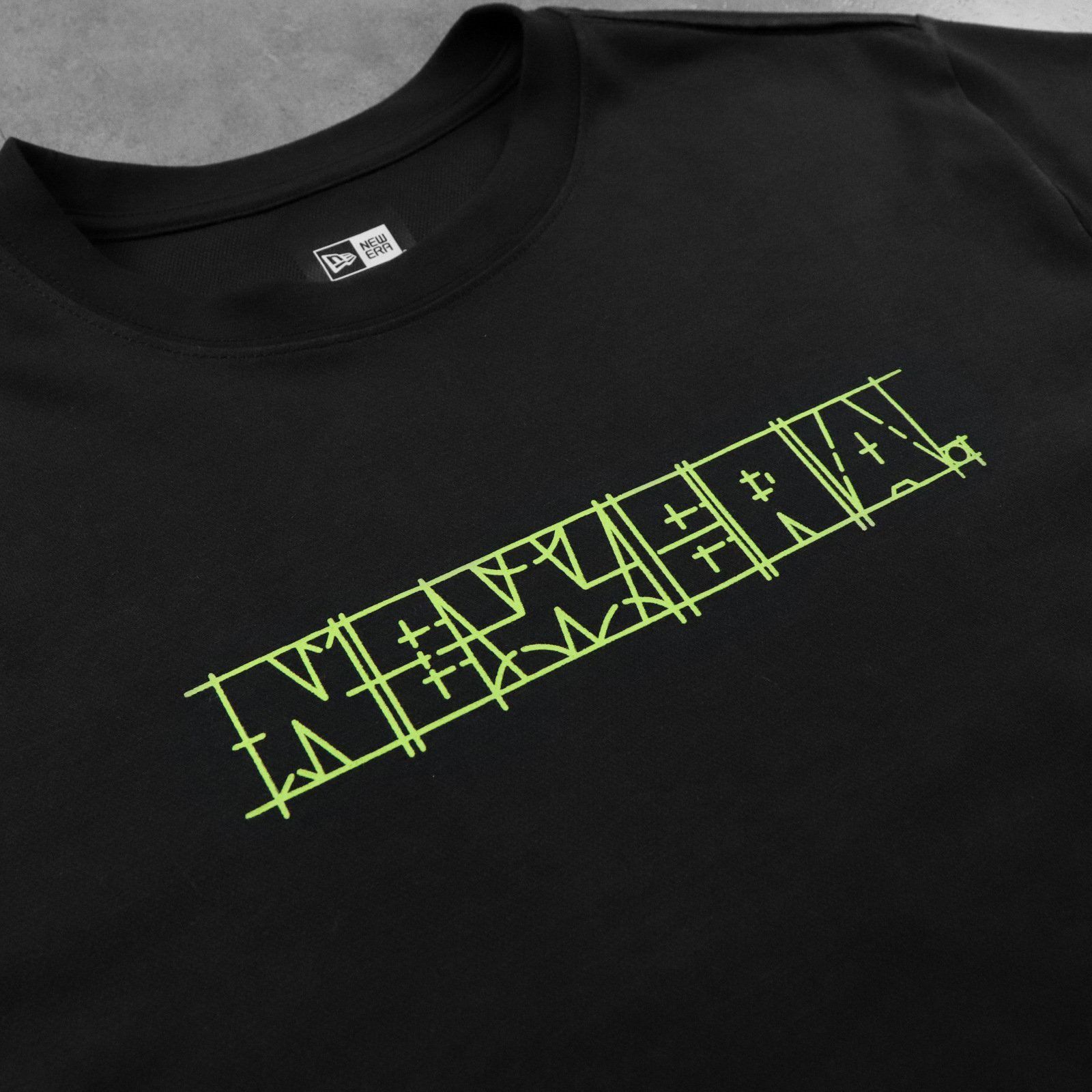 0703 - HÀNG CHÍNH HÃNG - ÁO THUN NEW ERA - NEW ERA NHIỀU LOGO ĐỦ MÀU ĐEN - *BLACK* - Code: 12715282