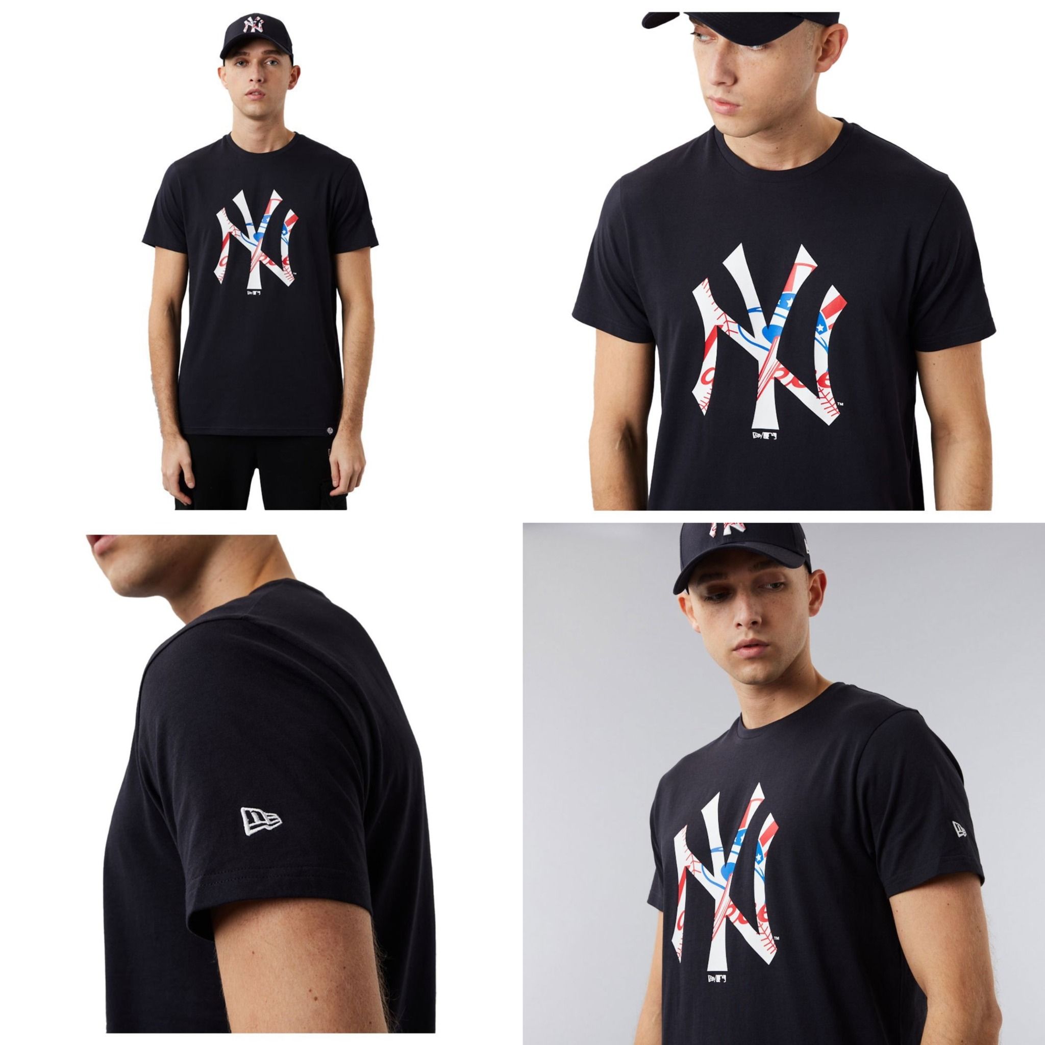 0624 - HÀNG CHÍNH HÃNG - ÁO THUN NEW ERA - NEW YORK XANH CỜ MỸ - *NAVY* - Code: 12354556
