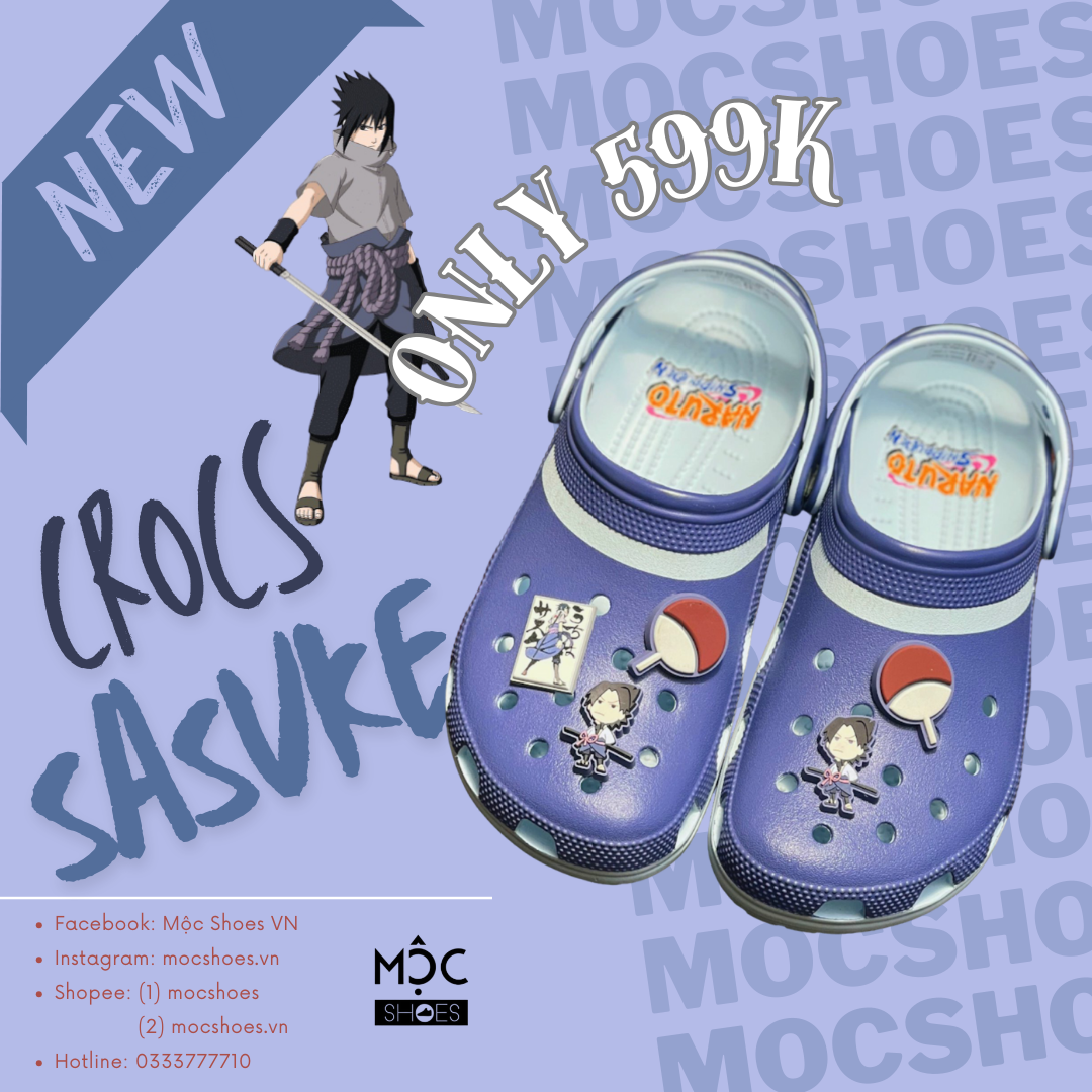 2296 - HÀNG CHÍNH HÃNG - GIÀY CLOG UNISEX CROCS BAYA TÍM XANH - SASUKE