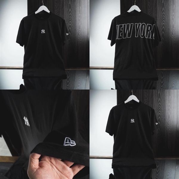 0682 - HÀNG CHÍNH HÃNG - ÁO THUN NEW ERA - NEW YORK ĐEN - *BLACK* - Code: 12354543