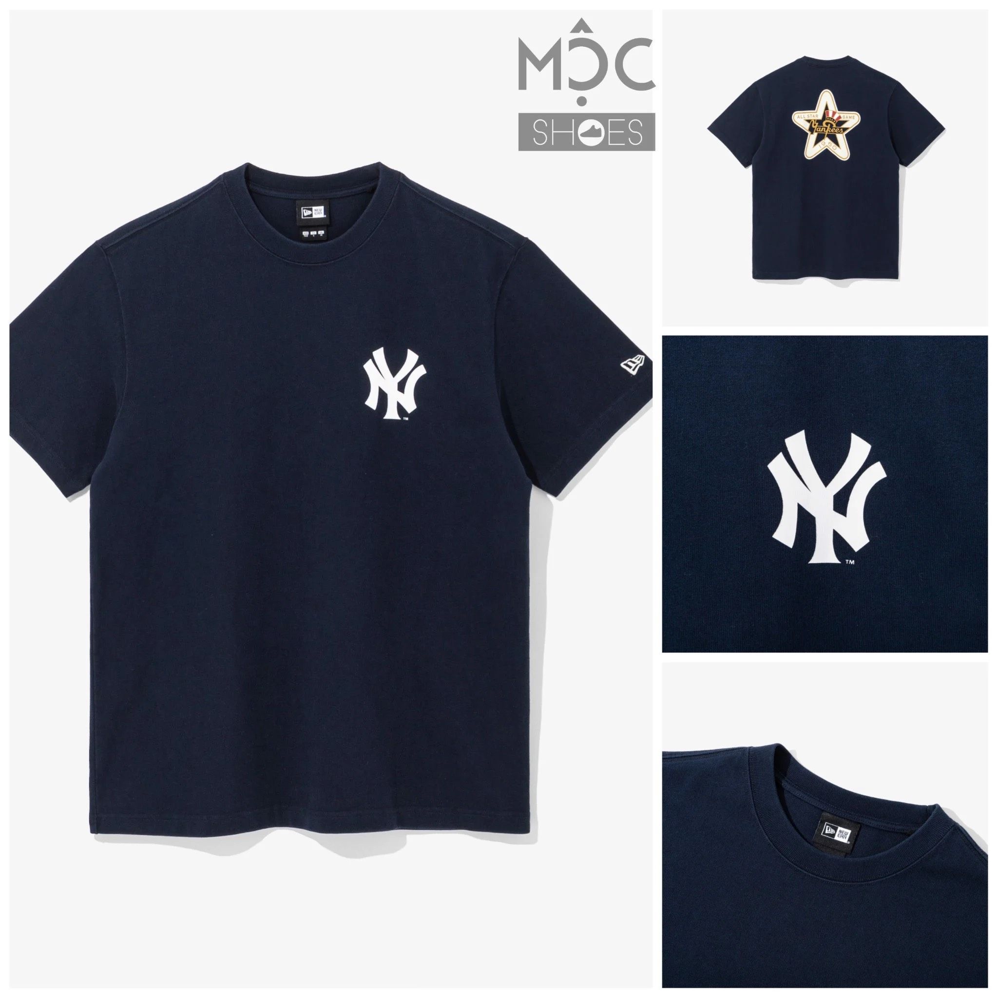 0628 - HÀNG CHÍNH HÃNG - ÁO THUN NEW ERA - NGÔI SAO XANH - *NAVY* - Code: 12354556