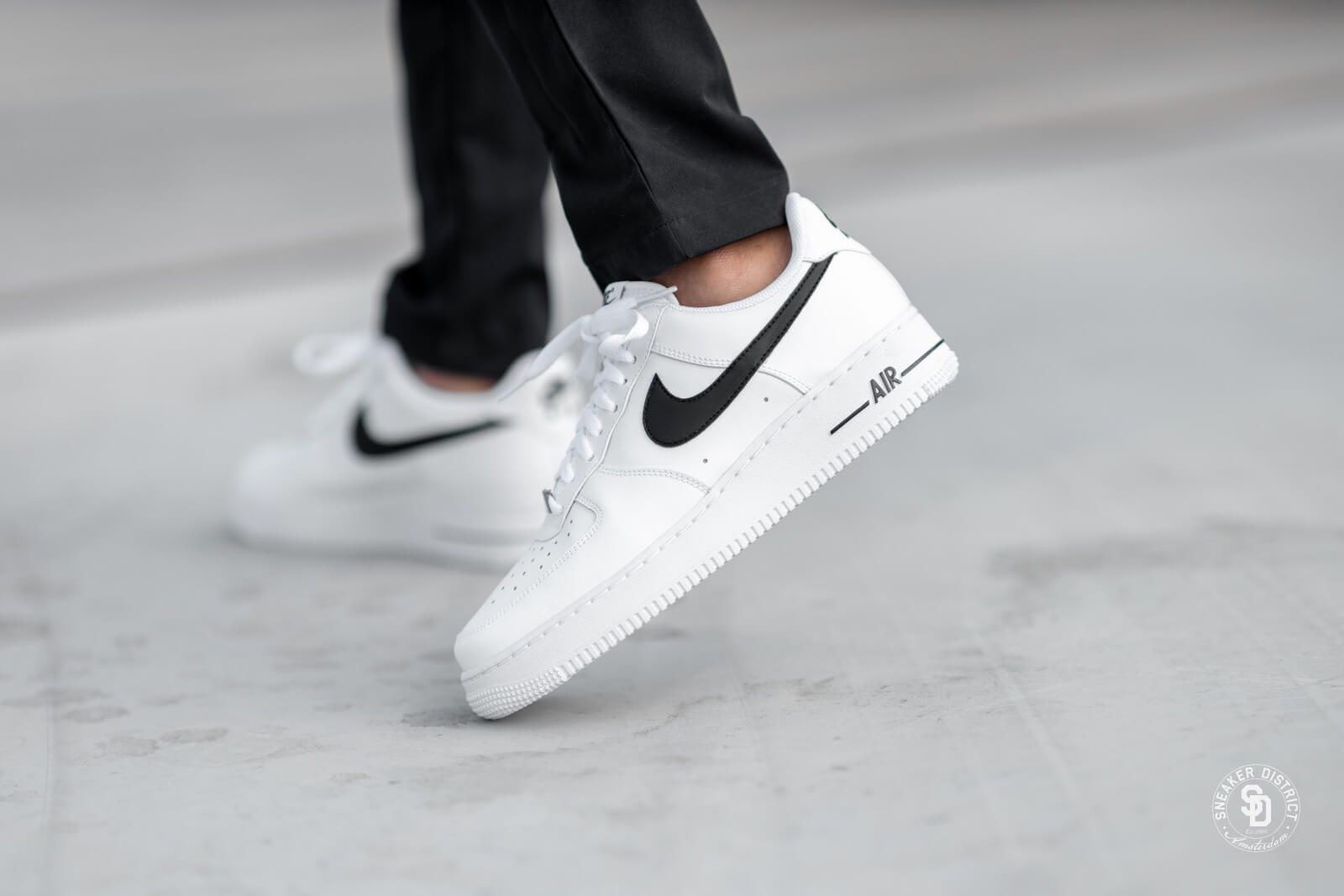  0109 - HÀNG CHÍNH HÃNG - GIÀY NIKE AIR FORCE 1 TRẮNG - SWOOSH ĐEN  - *WHITE/BLACK LOGO* - 2021** - Code: CT2302-100 