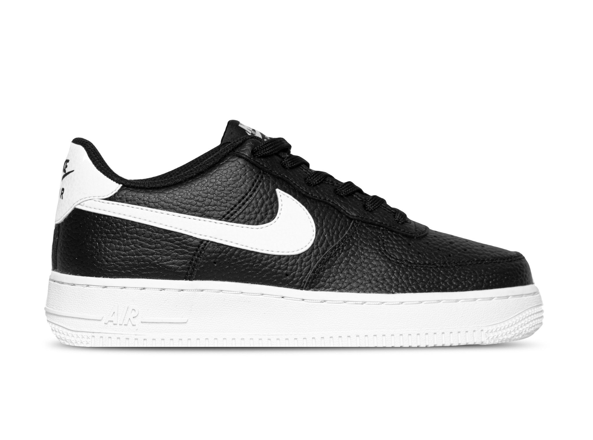 0114 - HÀNG CHÍNH HÃNG - GIÀY NIKE AIR FORCE 1 ĐEN - SWOOSH TRẮNG - *BLACK/WHITE LOGO* - 2021** - Code: