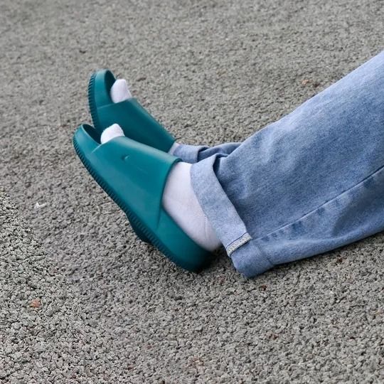 1639 - HÀNG CHÍNH HÃNG - DÉP NIKE CALM SLIDE *GEODE TEAL* - CODE: FD4116-300