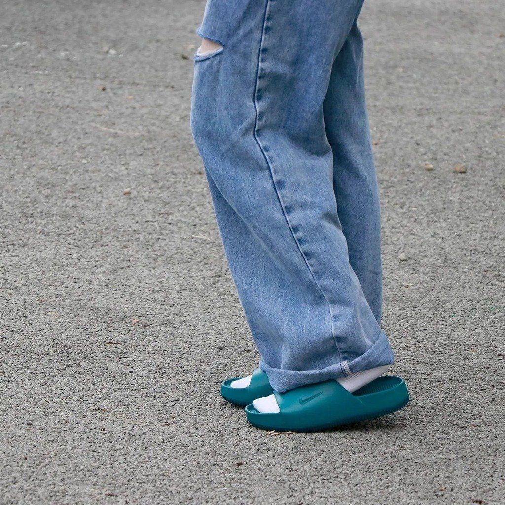 1639 - HÀNG CHÍNH HÃNG - DÉP NIKE CALM SLIDE *GEODE TEAL* - CODE: FD4116-300