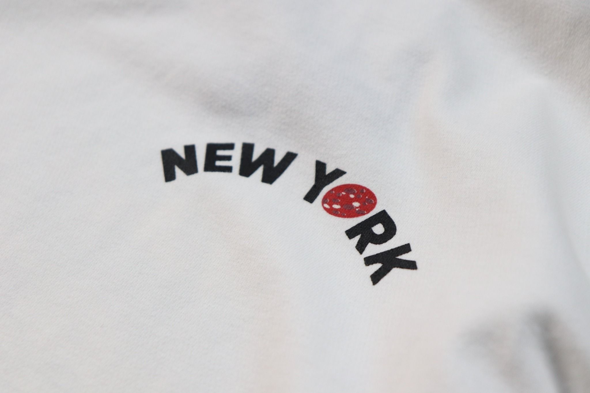 0821 - HÀNG CHÍNH HÃNG - ÁO THUN NEW ERA - HÌNH PIZZA TRẮNG - *WHITE* - Code: 12715201
