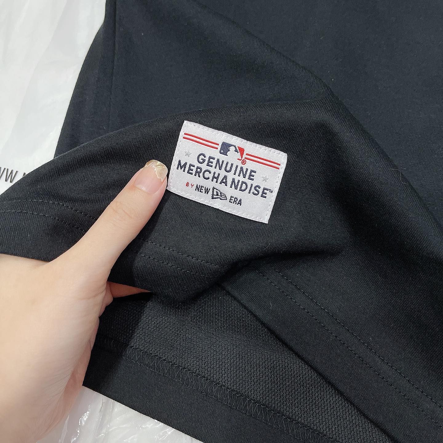 0712 - HÀNG CHÍNH HÃNG - ÁO THUN NEW ERA - NY PAILEYS ĐEN - *BLACK* - Code: 13086597