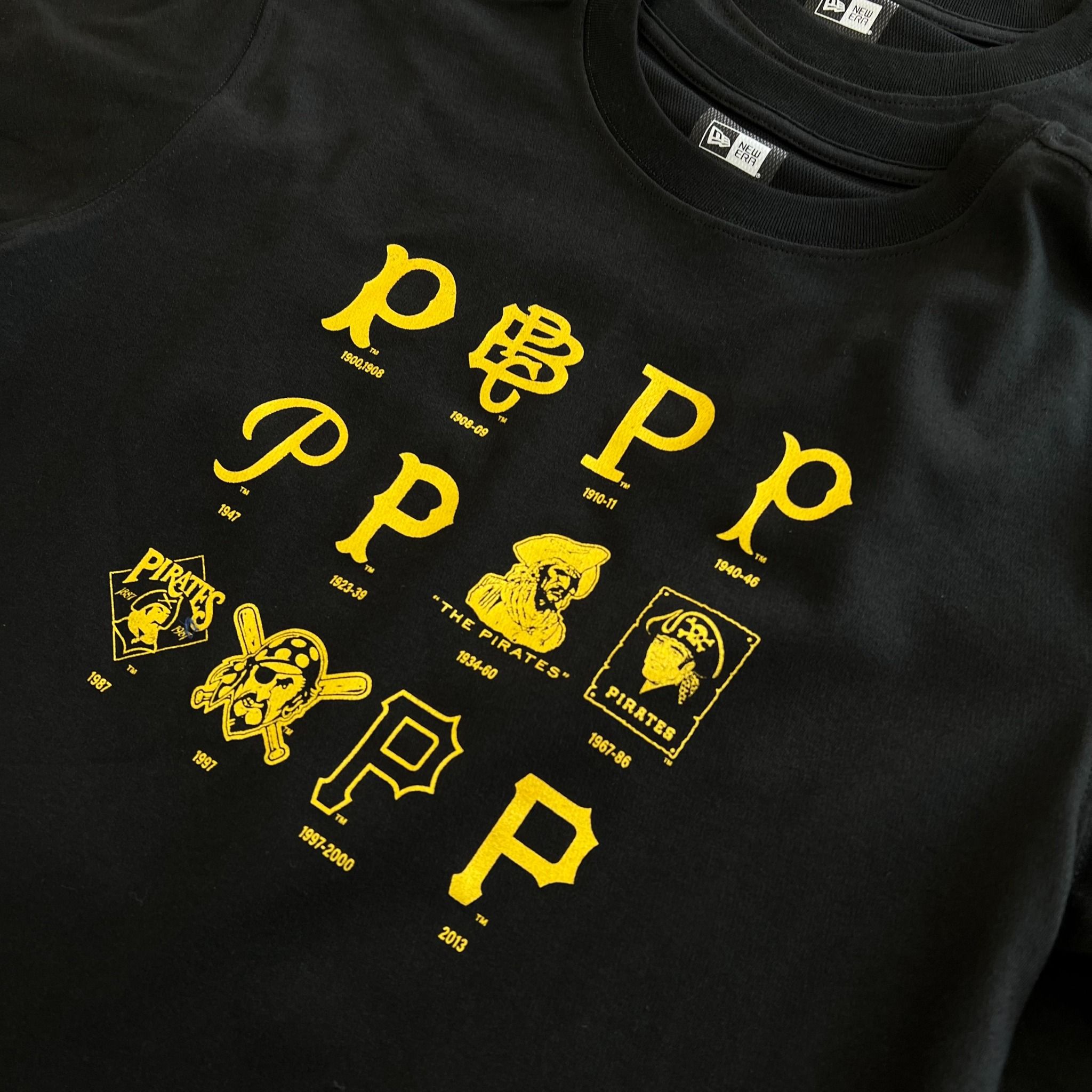 0694 - HÀNG CHÍNH HÃNG - ÁO THUN NEW ERA - LOGO PIRATES ĐEN - *BLACK* - Code: 13086554