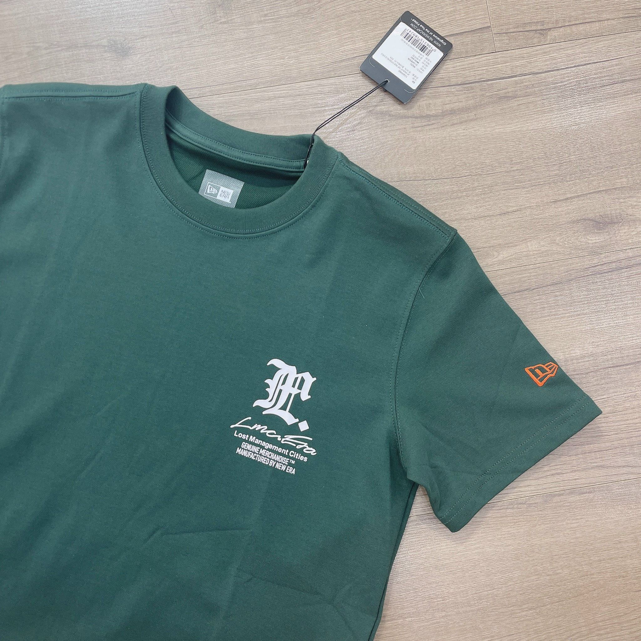 0653 - HÀNG CHÍNH HÃNG - ÁO THUN NEW ERA - QUẢ BANH - *GREEN* - Code: 13324492
