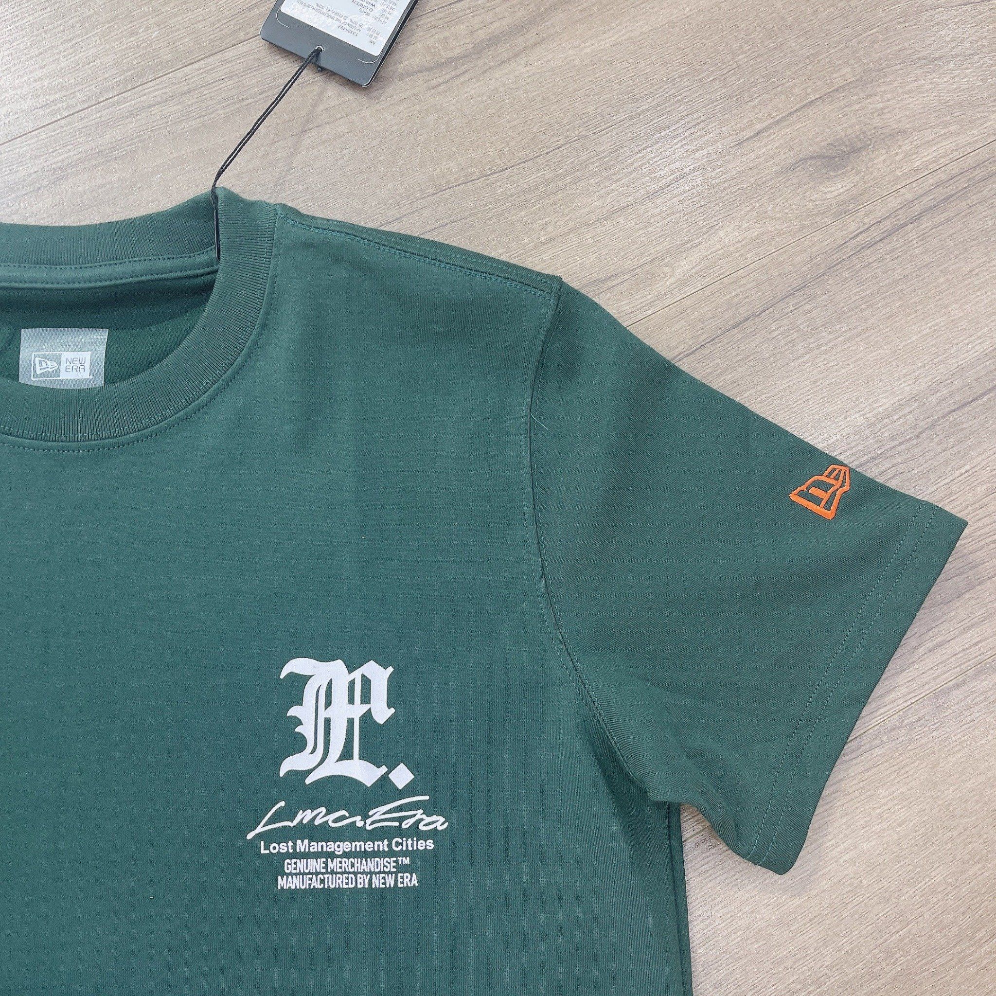 0653 - HÀNG CHÍNH HÃNG - ÁO THUN NEW ERA - QUẢ BANH - *GREEN* - Code: 13324492