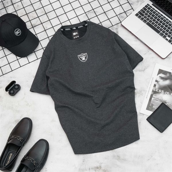 0760 - HÀNG CHÍNH HÃNG - ÁO THUN NEW ERA - RAIDER XÁM - *DARK GREY* - Code: 12354565