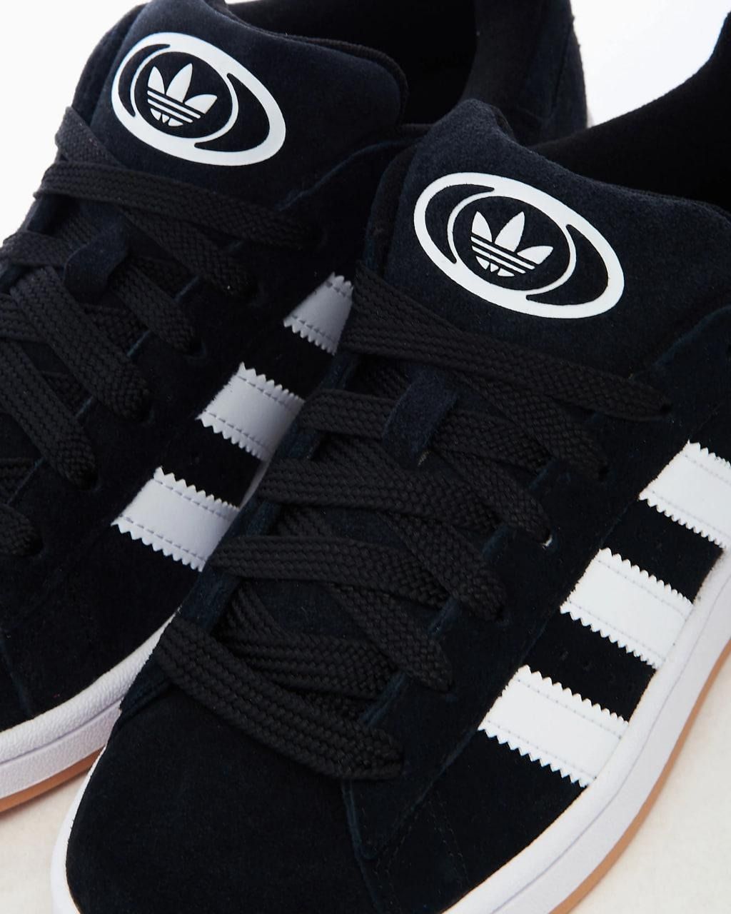 2689 - HÀNG CHÍNH HÃNG - ADIDAS CAMPUS 00S TEEN TEXTIL - BLACK/ WHITE - CODE: HQ6638