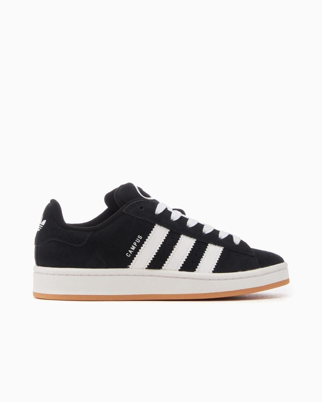 2689 - HÀNG CHÍNH HÃNG - ADIDAS CAMPUS 00S TEEN TEXTIL - BLACK/ WHITE - CODE: HQ6638