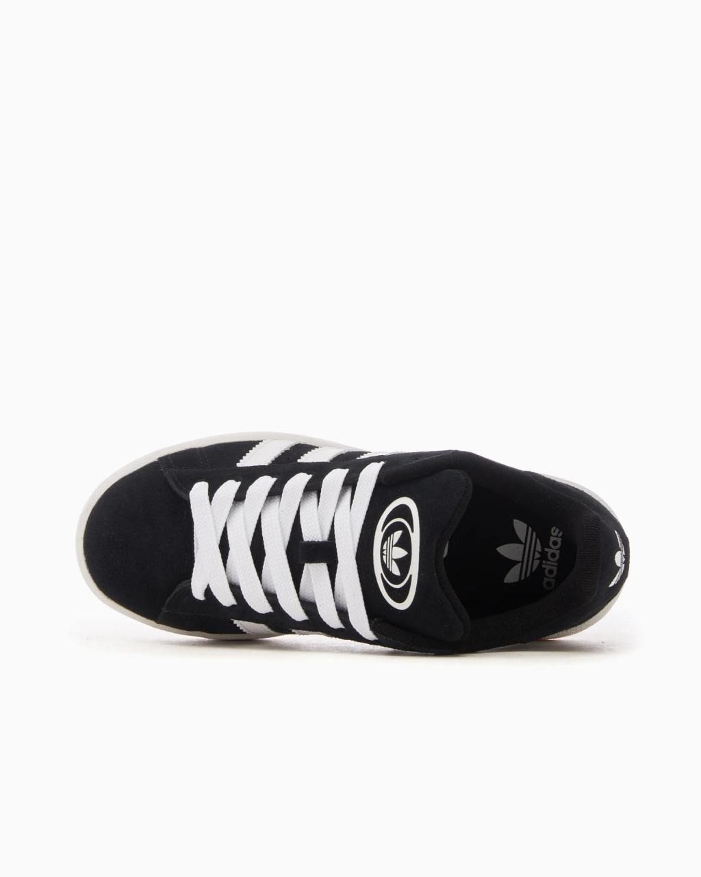2689 - HÀNG CHÍNH HÃNG - ADIDAS CAMPUS 00S TEEN TEXTIL - BLACK/ WHITE - CODE: HQ6638
