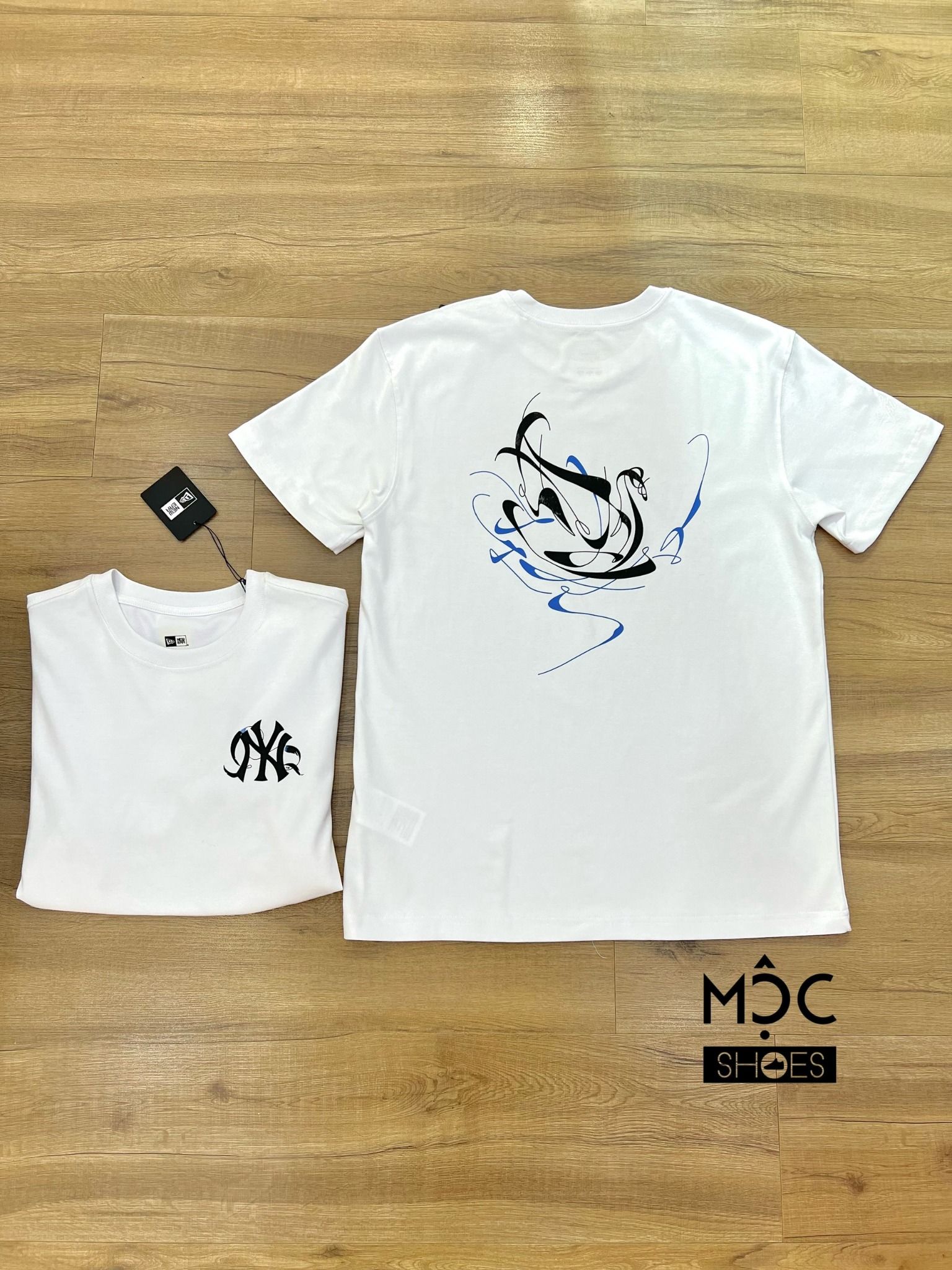 0621 - HÀNG CHÍNH HÃNG - ÁO THUN NEW ERA X BTS - SWAN (THIÊN NGA) TRẮNG - *WHITE* - Code: 13277227
