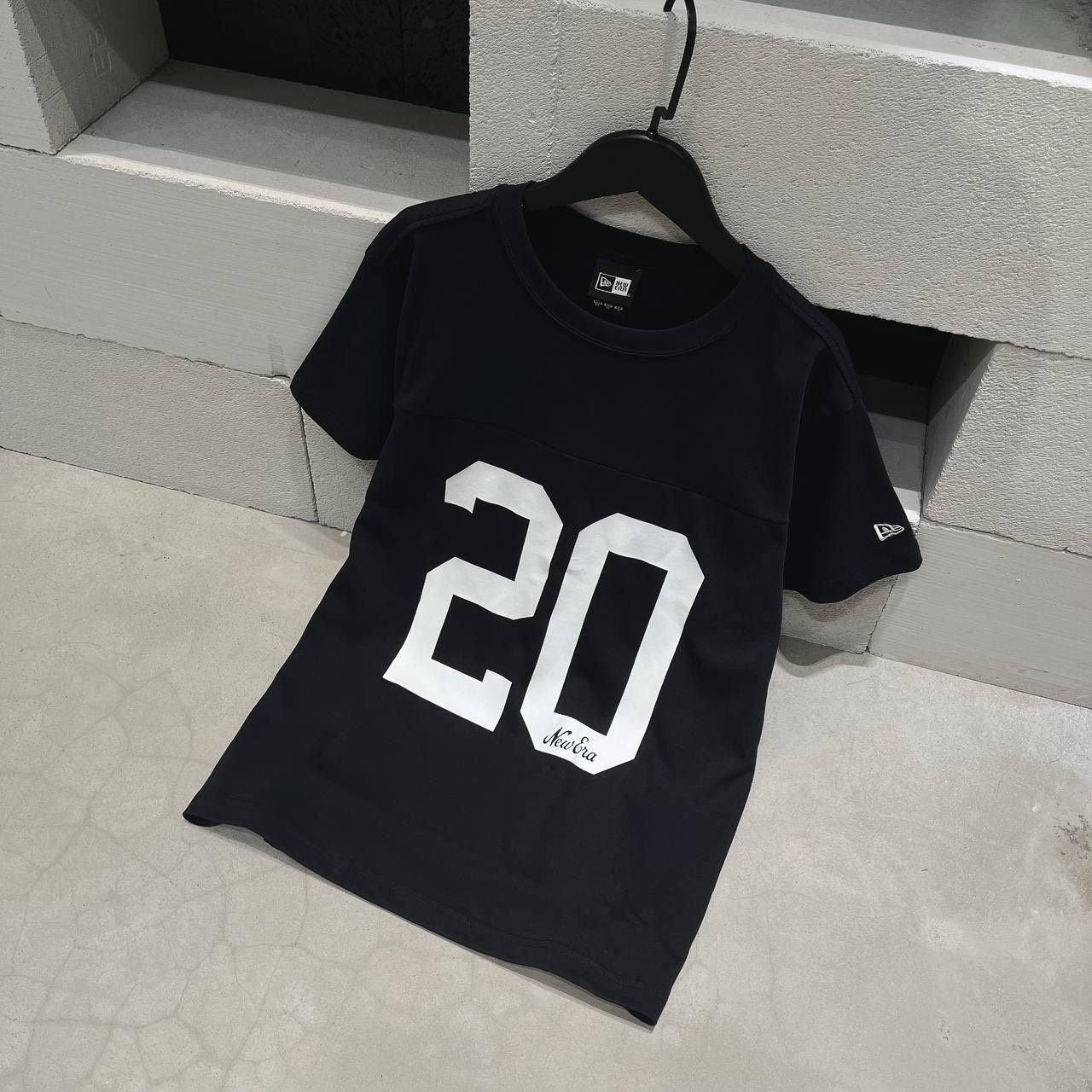 0711 - HÀNG CHÍNH HÃNG - ÁO THUN NEW ERA - LOGO SỐ 20 ĐEN - *BLACK* - Code: 12869828