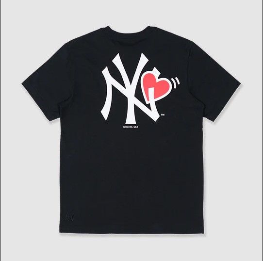 1027 - HÀNG CHÍNH HÃNG - ÁO THUN NEW ERA - NY LOGO TIM - ĐEN - CODE: 13527219