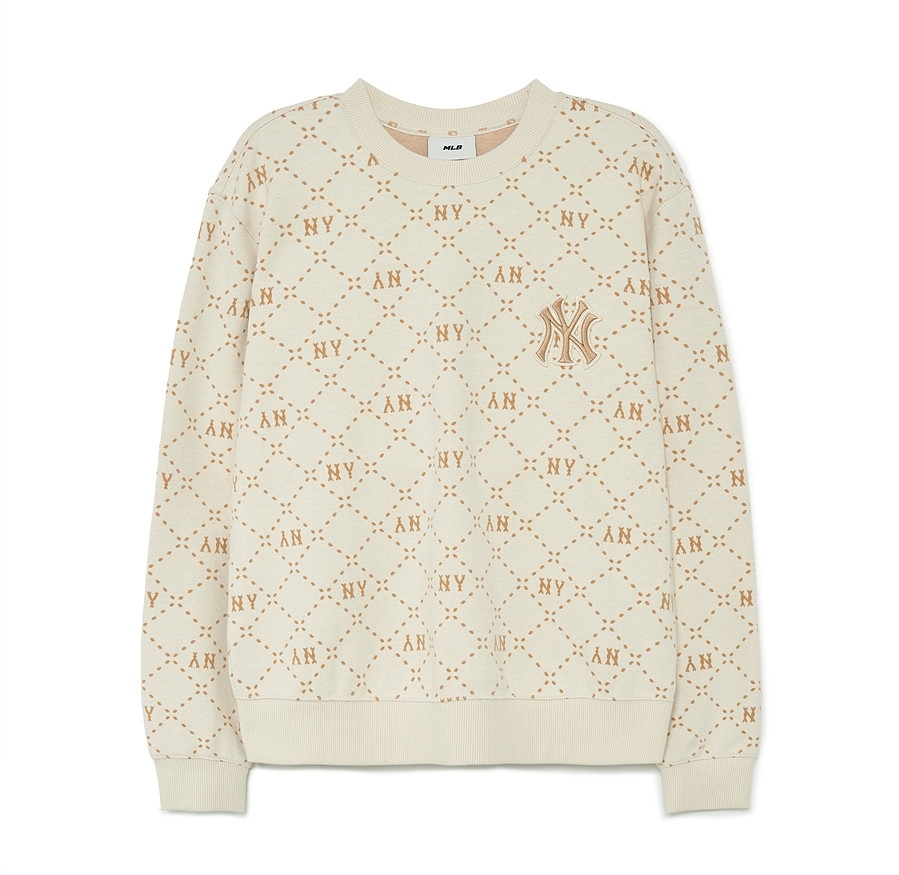 1647 - HÀNG CHÍNH HÃNG - ÁO SWEATER MLB DIA MONOGRAM NEW YORK