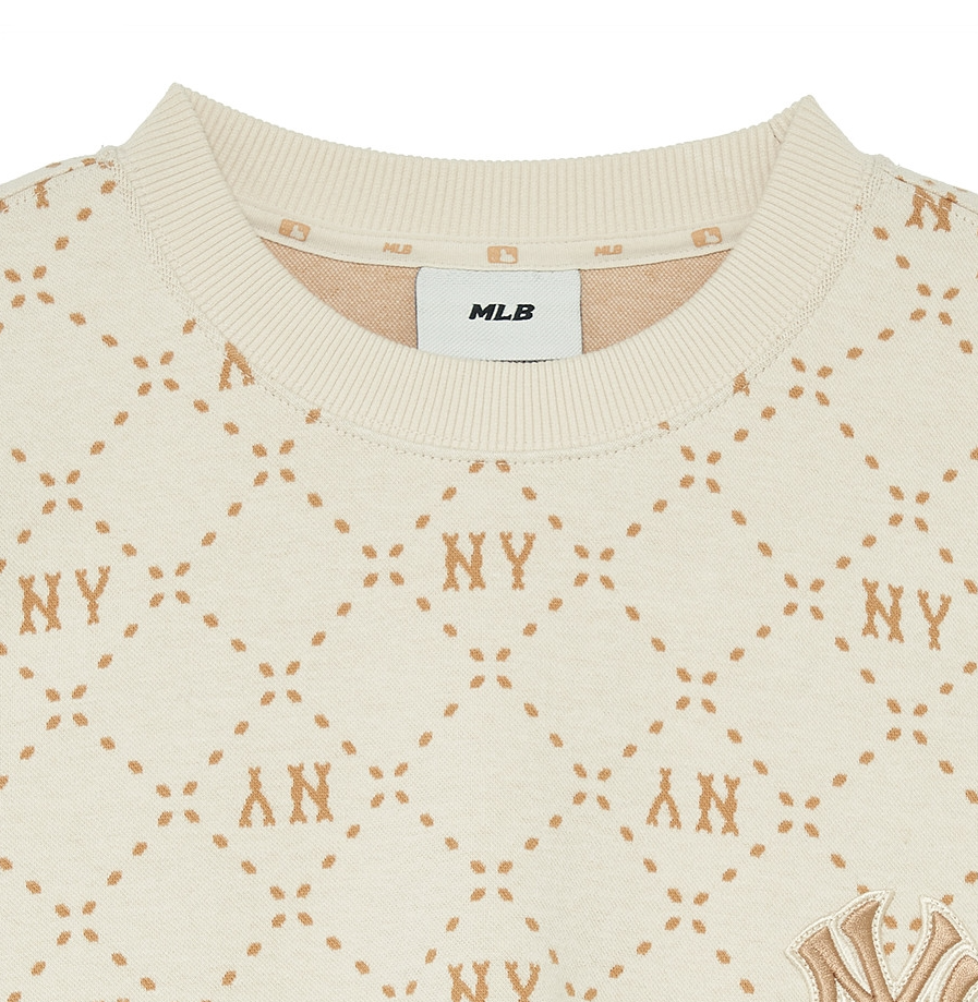 1647 - HÀNG CHÍNH HÃNG - ÁO SWEATER MLB DIA MONOGRAM NEW YORK