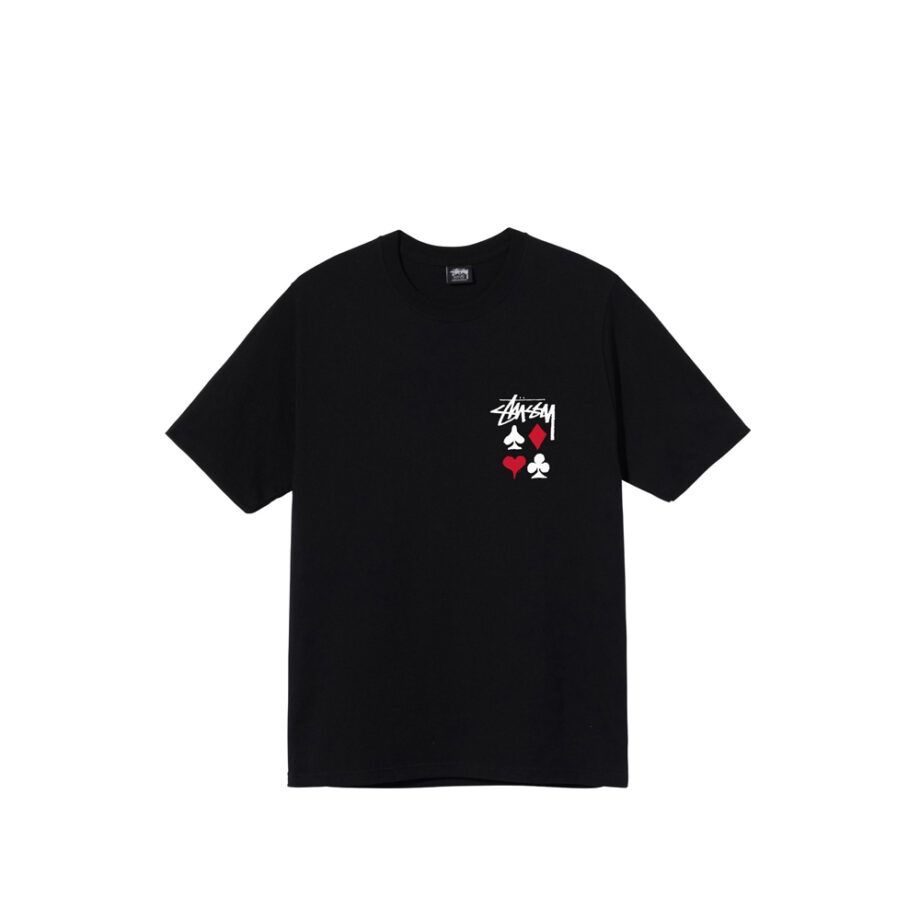 1147 - HÀNG CHÍNH HÃNG - ÁO THUN STUSSY - STUSSY FULL DECK 2 - BLACK