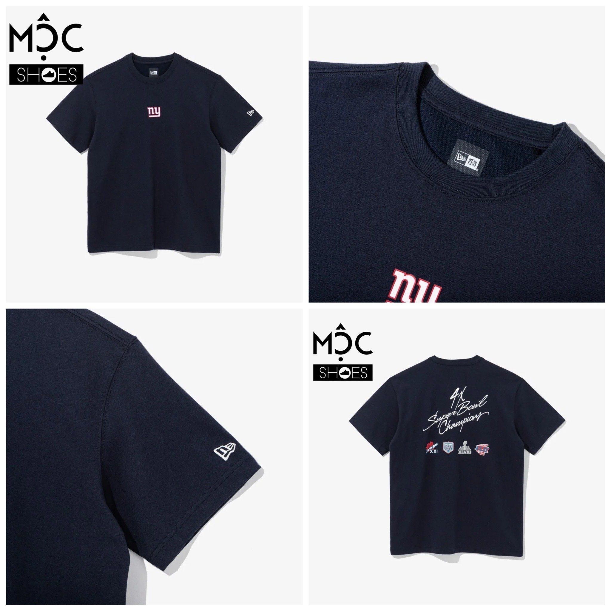 0644 - HÀNG CHÍNH HÃNG - ÁO THUN NEW ERA - SUPER BOWL - *NAVY* - Code: 13086493