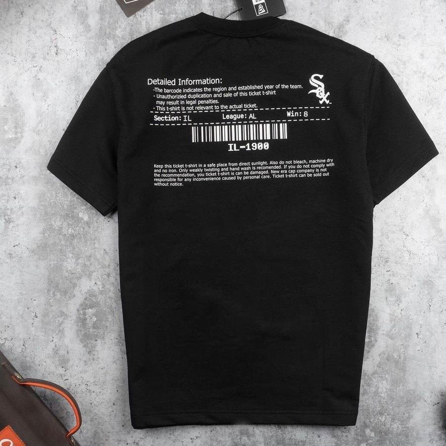 0652 - HÀNG CHÍNH HÃNG - ÁO THUN NEW ERA - TICKET STADIUM ĐEN - *BLACK* - Code: 12544706