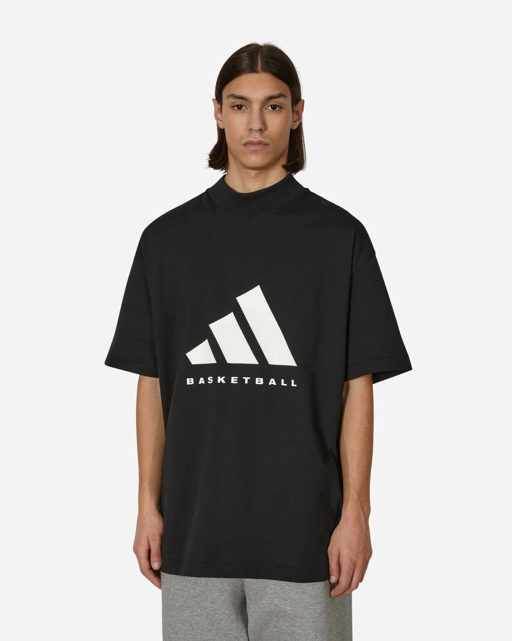 1004 - HÀNG CHÍNH HÃNG - ÁO THUN ADIDAS BASKETBALL - *BLACK* - CODE: IK0001