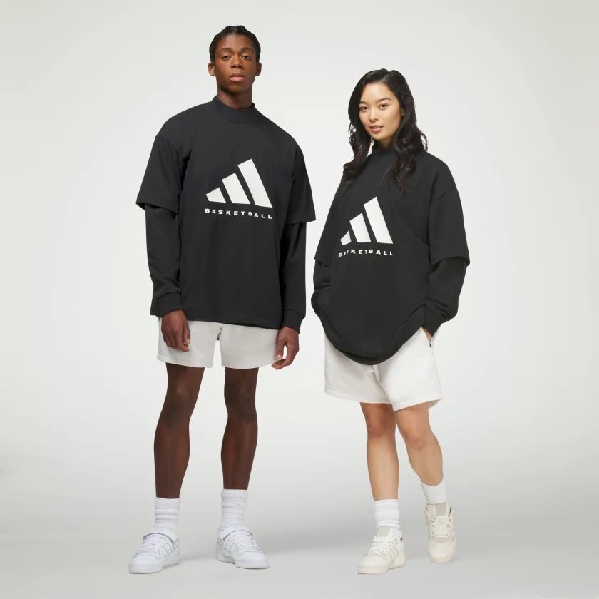 1004 - HÀNG CHÍNH HÃNG - ÁO THUN ADIDAS BASKETBALL - *BLACK* - CODE: IK0001