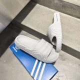  1016 - HÀNG CHÍNH HÃNG - DÉP ADIDAS 22 - BẬC THANG * XÁM NHẠT * - CODE: HQ6465 