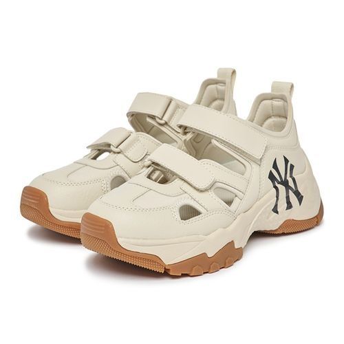  1023 - HÀNG CHÍNH HÃNG - GIÀY SANDAL - MLB Big Ball Chunky Mask New York Yankees- Màu Kem - Code: ASDCH133-50CRS 