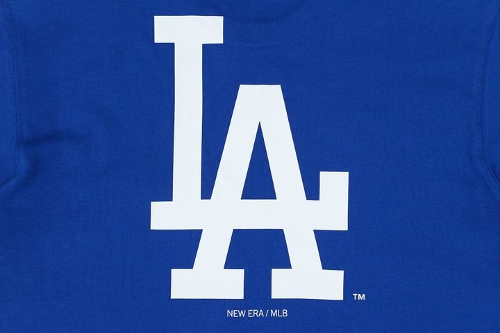 1066 - HÀNG CHÍNH HÃNG - ÁO THUN NEW ERA - ÁO 2 LOGO LA LỚN - XANH BLUE - CODE: 13368356