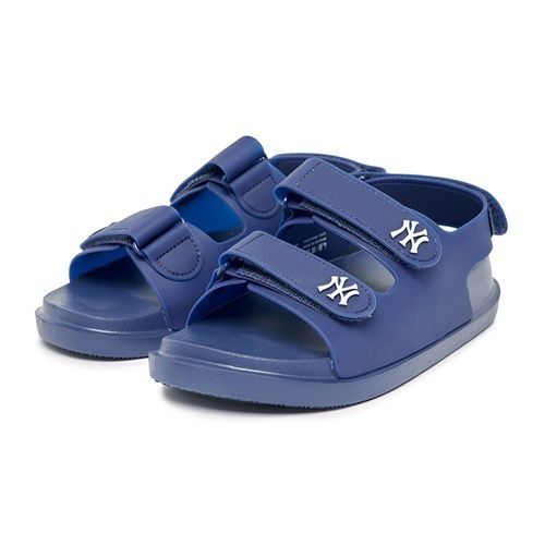 1076 - HÀNG CHÍNH HÃNG - GIÀY SANDAL MLB - XANH NAVY TRƠN - QUAI NHỰA - CODE: 3ASDCBS33