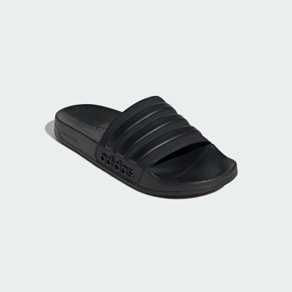 1082 - HÀNG CHÍNH HÃNG - DÉP ADIDAS LITE - TRIPLE BLACK - ĐEN FULL - Code: GZ1013