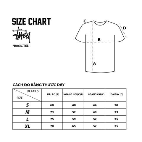 1132 - HÀNG CHÍNH HÃNG - ÁO THUN STUSSY - STUSSY FLOWER - WHITE
