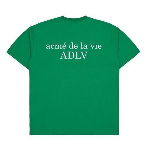 1144 - HÀNG CHÍNH HÃNG - ÁO PHÔNG ACMÉ DE LA VIE ADLV TSHIRT LOGO SEASON2 MÀU XANH LÁ