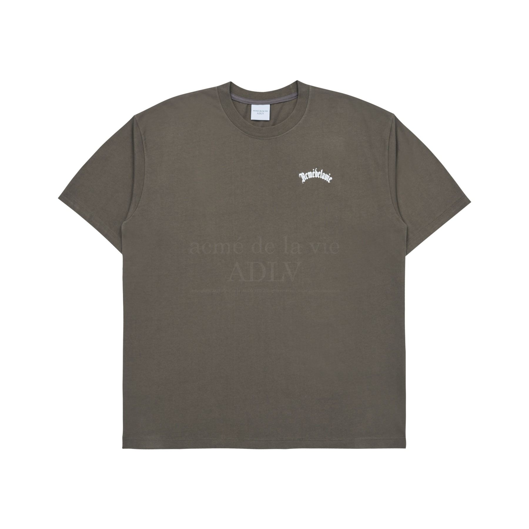 1150 - HÀNG CHÍNH HÃNG - ÁO PHÔNG ADLV GOLD CHAIN BEAR DOLL SHORT SLEEVE - RÊU