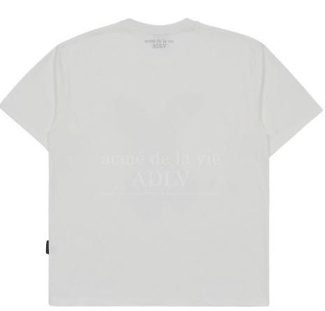 1151 - HÀNG CHÍNH HÃNG - ÁO PHÔNG ADLV CREAM FUZZY RABBIT SHORT SLEEVE - KEM