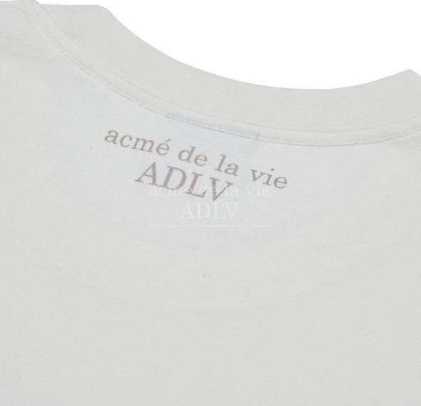 1151 - HÀNG CHÍNH HÃNG - ÁO PHÔNG ADLV CREAM FUZZY RABBIT SHORT SLEEVE - KEM