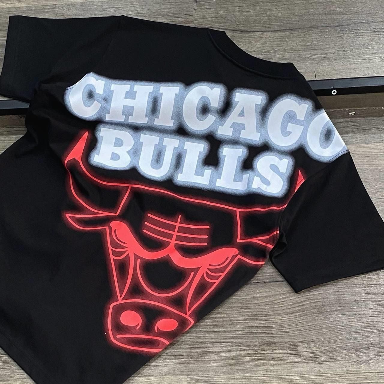 1171 - HÀNG CHÍNH HÃNG - ÁO THUN NEW ERA - CHICAGO BULLS NEON - ĐEN - CODE: 60292338