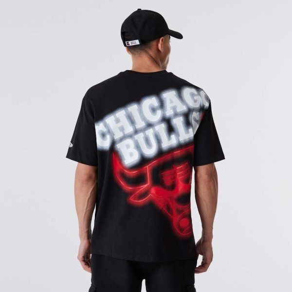 1171 - HÀNG CHÍNH HÃNG - ÁO THUN NEW ERA - CHICAGO BULLS NEON - ĐEN - CODE: 60292338