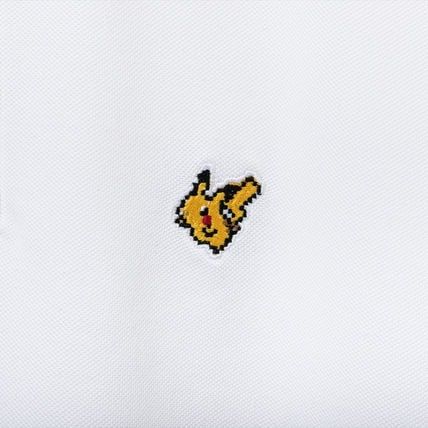 1178 - HÀNG CHÍNH HÃNG - ÁO NEW ERA - POLO LOGO PIKACHU - TRẮNG - CODE: 13695419